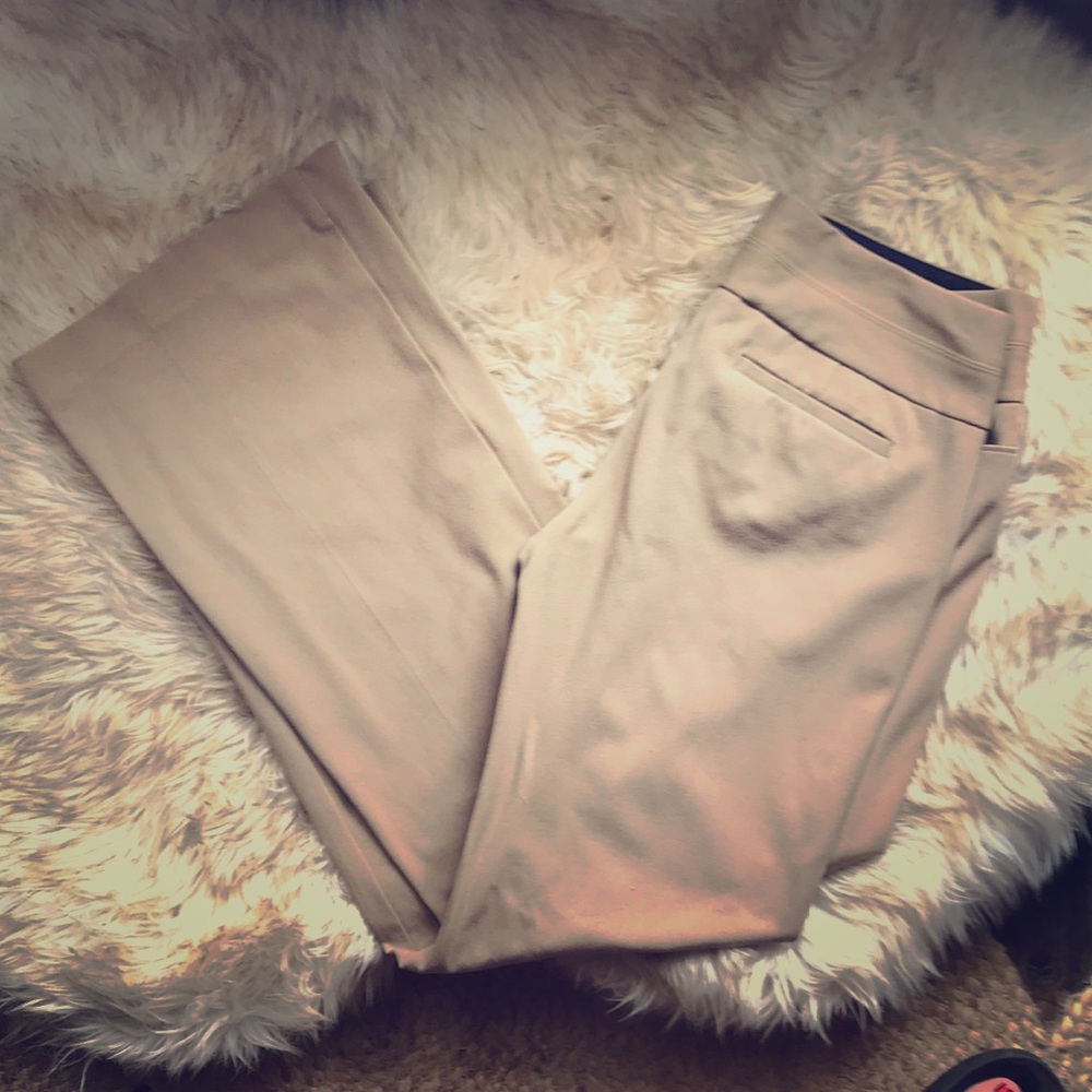 Express editor tan dress pants